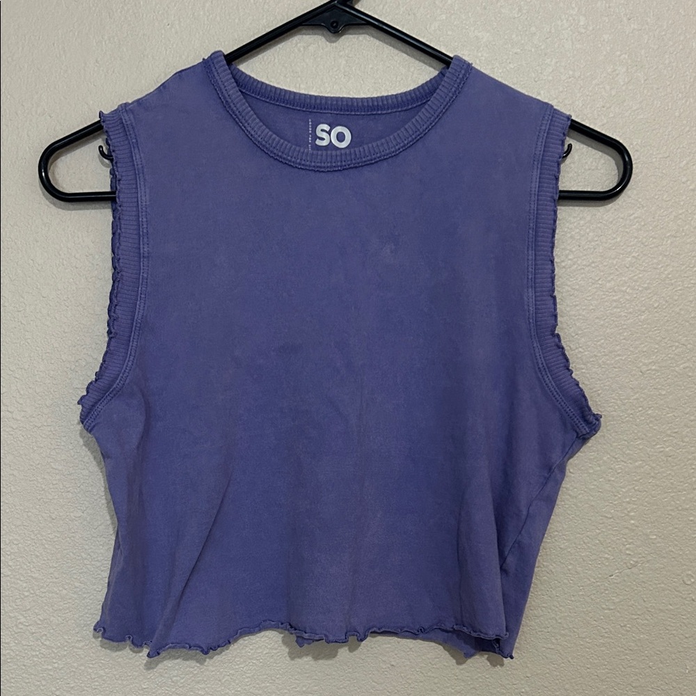 SO Women's Lavender Crop Top